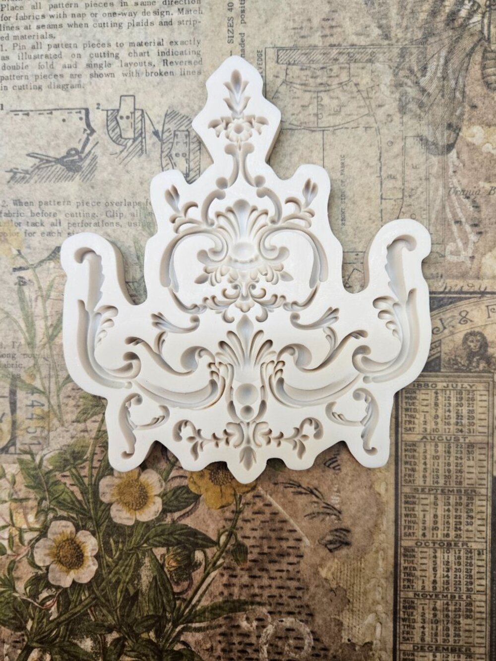 Ornate Baroque Silicone Mold